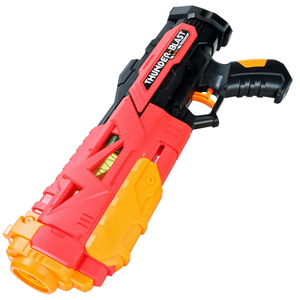 تفنگ اسباب بازی دوکاره آب پاش و شلیک توپ BATTLE Thunder Blast 2 In 1_تفنگ اسباب بازی